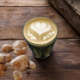 泡立つチャイティーラテ