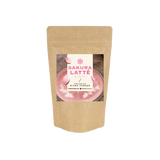 【季節限定】泡立つ桜ラテ