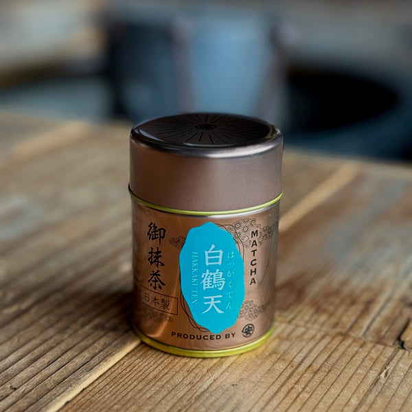 品評会出品>白鶴天HAKKAKUTEN-石臼挽き抹茶 – MARUYASU TEA