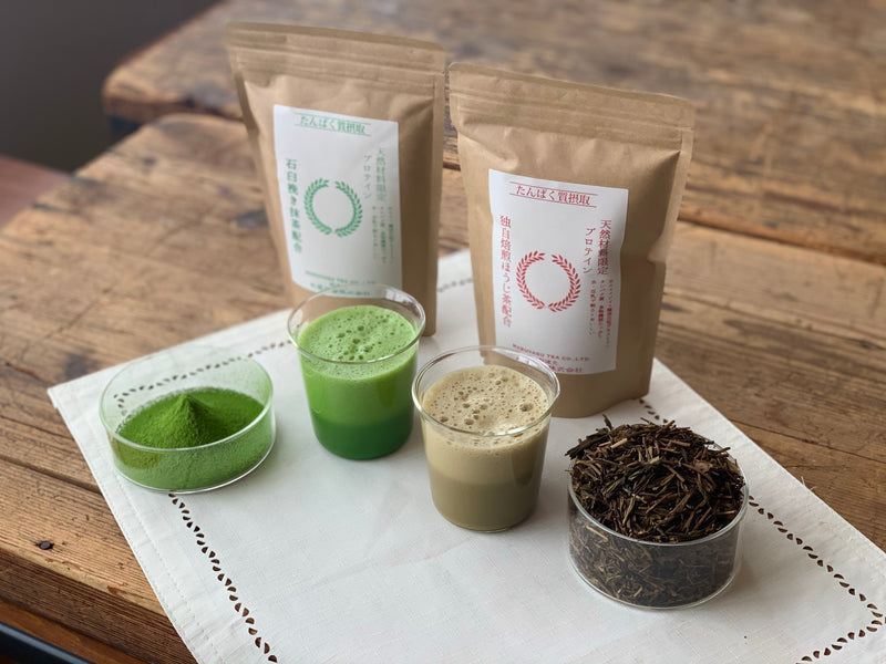Matcha protein anan publication commemorative set made by teahouse is now on sale